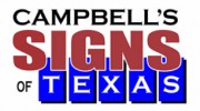 Campbell Signs Of Texas