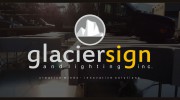 Glacier Sign & Lighting